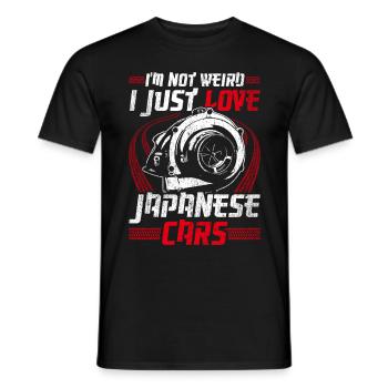 Motorsport Auto Tuning Japanese Domestic Market - Männer T-Shirt - Schwarz - Vorne - AI Model Male 178 light (178cm)