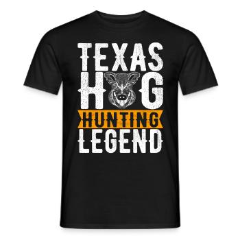 Jäger Wildschwein Jagen - Männer T-Shirt - Schwarz - Vorne - AI Model Male 178 light (178cm)
