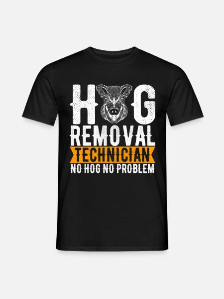 Jäger Wildschwein Jagen - Männer T-Shirt - Schwarz