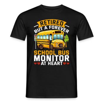 Schulbusfahrer Busfahrer Busbegleiter - Männer T-Shirt - Schwarz - Vorne - AI Model Male 178 light (178cm)