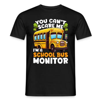 Schulbusfahrer Busfahrer Busbegleiter - Männer T-Shirt - Schwarz - Vorne - AI Model Male 178 light (178cm)
