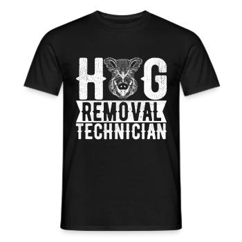 Jäger Wildschwein Jagen - Männer T-Shirt - Schwarz - Vorne - AI Model Male 178 light (178cm)