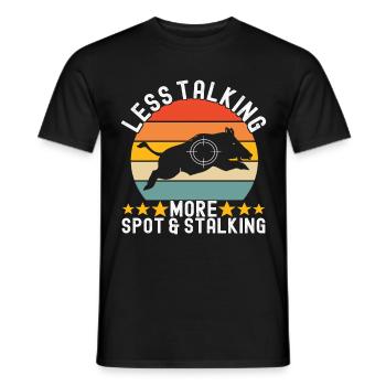 Jäger Wildschwein Jagen - Männer T-Shirt - Schwarz - Vorne - AI Model Male 178 light (178cm)
