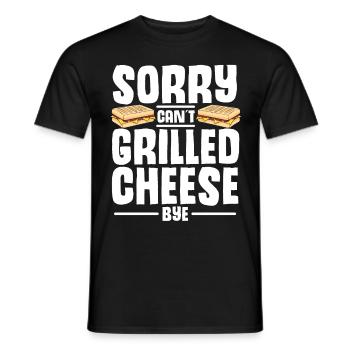 Love Grilled Cheese Men Women - Männer T-Shirt - Schwarz - Vorne - AI Model Male 178 light (178cm)