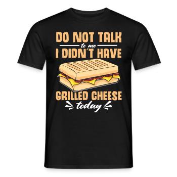 Love Grilled Cheese Men Women - Männer T-Shirt - Schwarz - Vorne - AI Model Male 178 light (178cm)