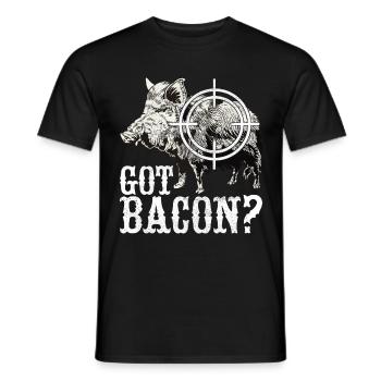 Jäger Wildschwein Jagen - Männer T-Shirt - Schwarz - Vorne - AI Model Male 178 light (178cm)