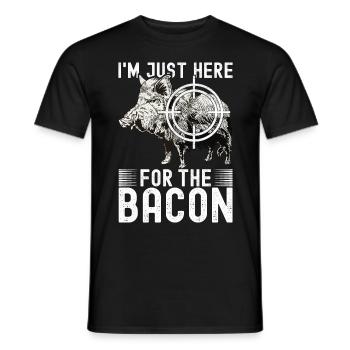 Jäger Wildschwein Jagen - Männer T-Shirt - Schwarz - Vorne - AI Model Male 178 light (178cm)