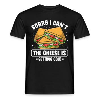 Love Grilled Cheese Men Women - Männer T-Shirt - Schwarz - Vorne - AI Model Male 178 light (178cm)