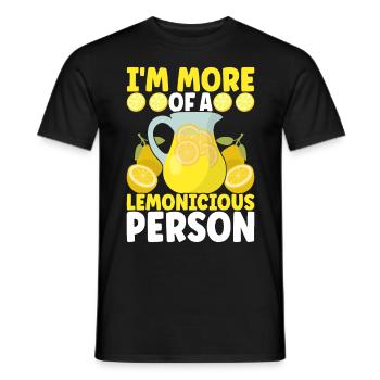 Limonade Limonadenstand - Männer T-Shirt - Schwarz - Vorne - AI Model Male 178 light (178cm)