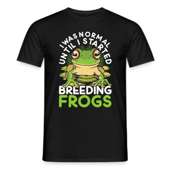 Éleveur de grenouilles Éleveur de grenouilles - T-shirt homme - noir - Devant - AI Model Male 178 light (178cm)
