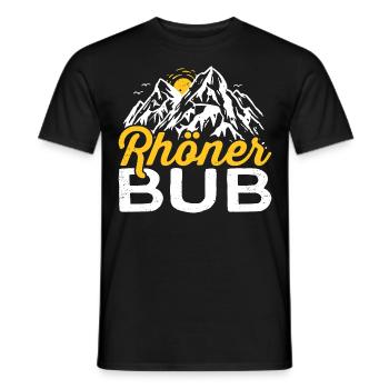 Rhöner Bub - Region Rhön Gebirge - Männer T-Shirt - Schwarz - Vorne - AI Model Male 178 light (178cm)