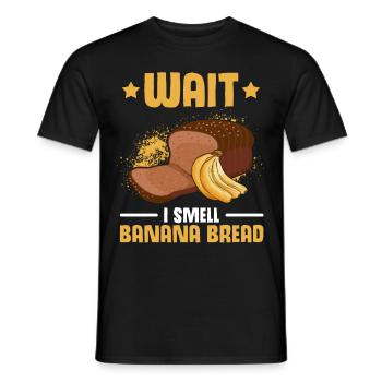 Drôle de vêtements de cuisson au pain aux bananes - T-shirt homme - noir - Devant - AI Model Male 178 light (178cm)