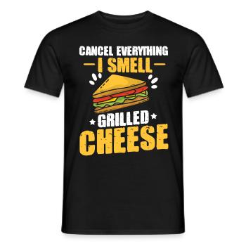 Love Grilled Cheese Men Women - Männer T-Shirt - Schwarz - Vorne - AI Model Male 178 light (178cm)