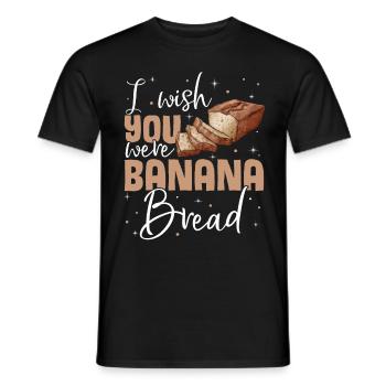 Drôle de vêtements de cuisson au pain aux bananes - T-shirt homme - noir - Devant - AI Model Male 178 light (178cm)