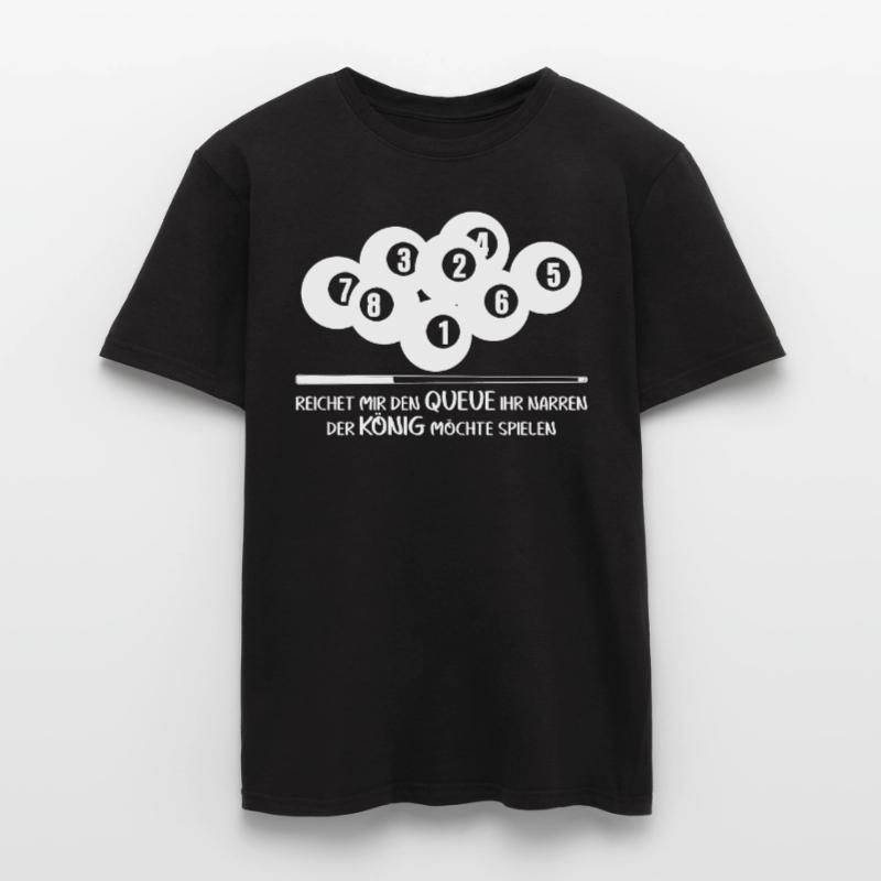 Billard Queue Poolbillard Snooker Männer T-Shirt