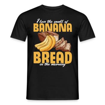 Drôle de vêtements de cuisson au pain aux bananes - T-shirt homme - noir - Devant - AI Model Male 178 light (178cm)