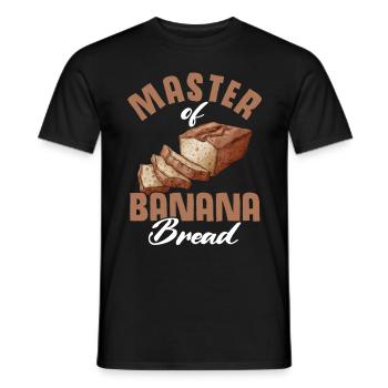 Drôle de vêtements de cuisson au pain aux bananes - T-shirt homme - noir - Devant - AI Model Male 178 light (178cm)
