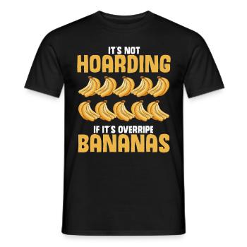 Drôle de vêtements de cuisson au pain aux bananes - T-shirt homme - noir - Devant - AI Model Male 178 light (178cm)