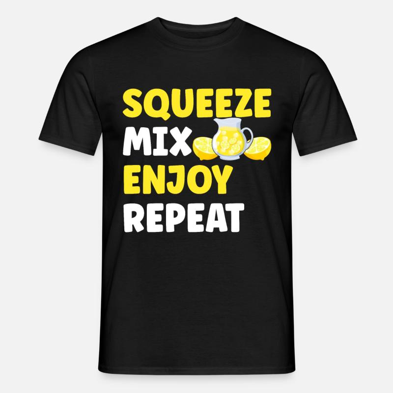Limonade Limonadenstand - Männer T-Shirt - Schwarz