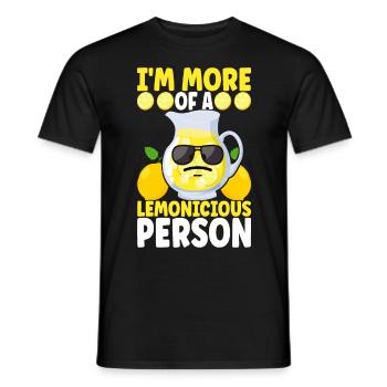 Lemonade Lemonade stand - Men's T-Shirt - black - Front - AI Model Male 178 light (178cm)