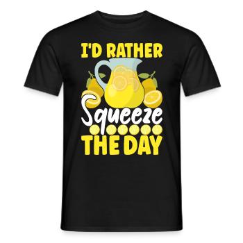 Lemonade Lemonade stand - Men's T-Shirt - black - Front - AI Model Male 178 light (178cm)