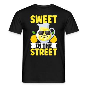 Lemonade Lemonade stand - Men's T-Shirt - black - Front - AI Model Male 178 light (178cm)