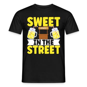 Lemonade Lemonade stand - Men's T-Shirt - black - Front - AI Model Male 178 light (178cm)