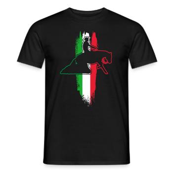 Reining Horse & Western Rider Western Riding - T-shirt homme - noir - Devant - AI Model Male 178 light (178cm)