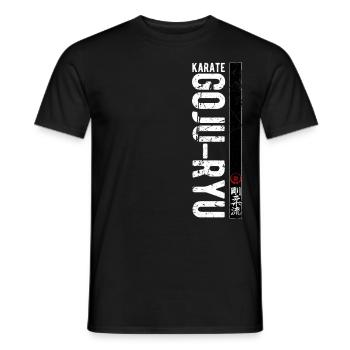 Karate Goju Ryu Kanji Kampfkunst Japan - Männer T-Shirt - Schwarz - Vorne - AI Model Male 178 light (178cm)