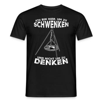 Saarländer Grillen Schwenken Saarland - Männer T-Shirt - Schwarz - Vorne - AI Model Male 178 light (178cm)