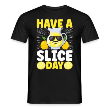 Limonade Limonadenstand - Männer T-Shirt - Schwarz - Vorne - AI Model Male 178 light (178cm)