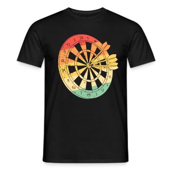 Darts Darts Darts Club - Men's T-Shirt - black - Front - AI Model Male 178 light (178cm)