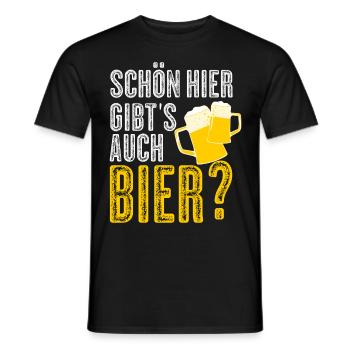 Bier Party Saufen Mallorca Alkohol - Männer T-Shirt - Schwarz - Vorne - AI Model Male 178 light (178cm)