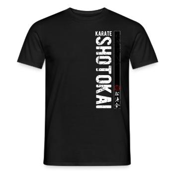 Karaté Shotokai Kanji Art Martial Japon - T-shirt homme - noir - Devant - AI Model Male 178 light (178cm)