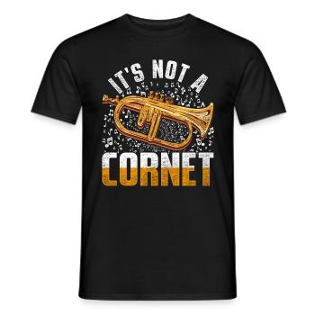 Trompettiste, trompettiste, trompettiste - T-shirt homme - noir - Devant - AI Model Male 178 light (178cm)
