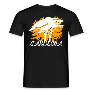 Sardegna Sardinien Sardinia - Men's T-Shirt - black - Front - AI Model Male 178 light (178cm)
