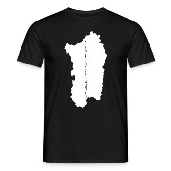 Sardegna Sardinia Holidays Sardinia - Men's T-Shirt - black - Front - AI Model Male 178 light (178cm)