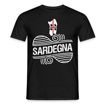 Sardegna Holidays Sardinia Sardinia - Men's T-Shirt - black - Front - AI Model Male 178 light (178cm)