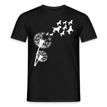 Chiots Chiots Chiens - T-shirt homme - noir - Devant - AI Model Male 178 light (178cm)