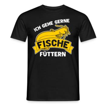 Angler Fischer Angeln Fisch Angel - Männer T-Shirt - Schwarz - Vorne - AI Model Male 178 light (178cm)
