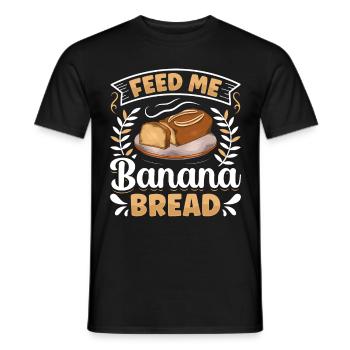 Drôle de vêtements de cuisson au pain aux bananes - T-shirt homme - noir - Devant - AI Model Male 178 light (178cm)