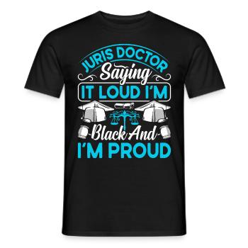 Doctorat Grand Diplôme - T-shirt homme - noir - Devant - AI Model Male 178 light (178cm)