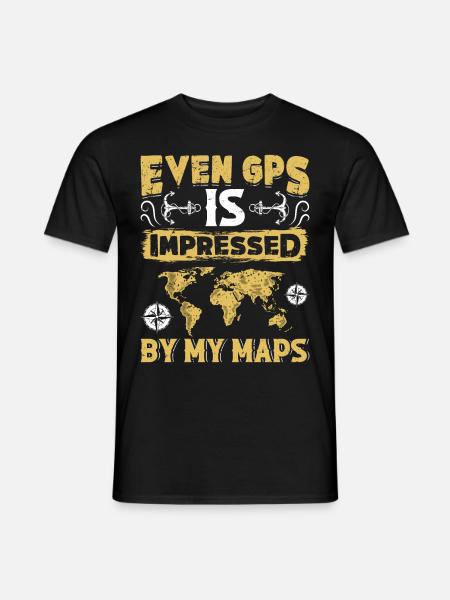 Cartographers - Men's T-Shirt - black