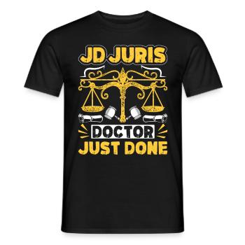 Doctorate Degree great - Männer T-Shirt - Schwarz - Vorne - AI Model Male 178 light (178cm)