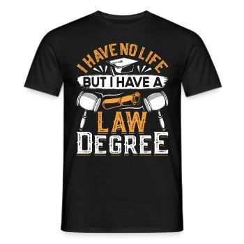 Doctorat Grand Diplôme - T-shirt homme - noir - Devant - AI Model Male 178 light (178cm)