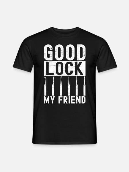 Schlüsseldienst Locksmith Dietrich - Men's T-Shirt - black