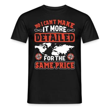 Cartographers - Men's T-Shirt - black - Front - AI Model Male 178 light (178cm)