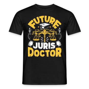 Doctorat Grand Diplôme - T-shirt homme - noir - Devant - AI Model Male 178 light (178cm)