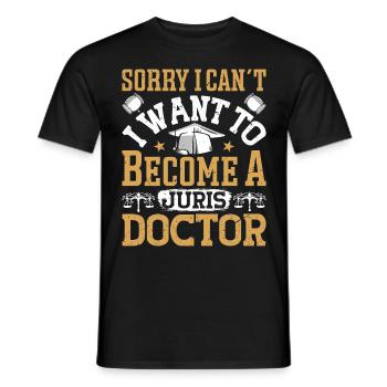 Doctorate Degree great - Männer T-Shirt - Schwarz - Vorne - AI Model Male 178 light (178cm)