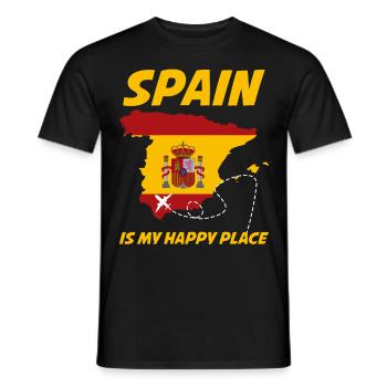 Spain Holidays - Men's T-Shirt - black - Front - AI Model Male 178 light (178cm)